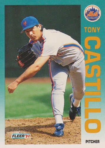 #499 Tony Castillo - New York Mets - 1992 Fleer Baseball