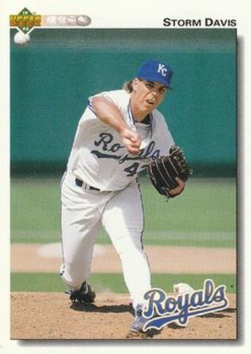 #499 Storm Davis - Kansas City Royals - 1992 Upper Deck Baseball
