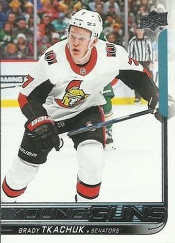#499 Brady Tkachuk - Ottawa Senators - 2018-19 Upper Deck Hockey
