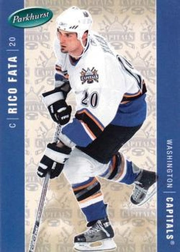 #499 Rico Fata - Washington Capitals - 2005-06 Parkhurst Hockey