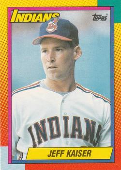 #49T Jeff Kaiser - Cleveland Indians - 1990 Topps Traded Baseball