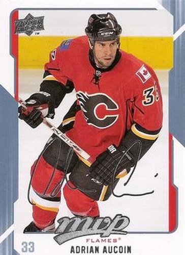 #49 Adrian Aucoin - Calgary Flames - 2008-09 Upper Deck MVP Hockey