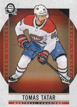 #49 Tomas Tatar - Montreal Canadiens - 2018-19 O-Pee-Chee Coast to Coast Hockey