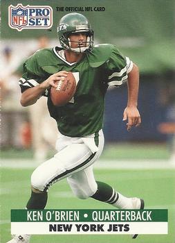 #249 Ken O'Brien - New York Jets - 1991 Pro Set Football