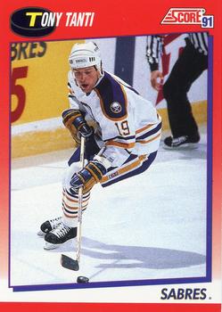 #49 Tony Tanti - Buffalo Sabres - 1991-92 Score Canadian Bilingual Hockey