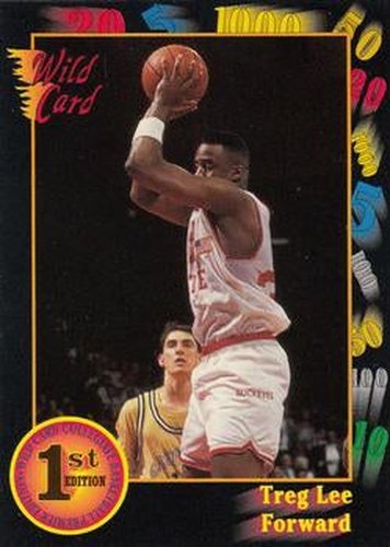 #49 Treg Lee - Ohio State Buckeyes - 1991-92 Wild Card Basketball