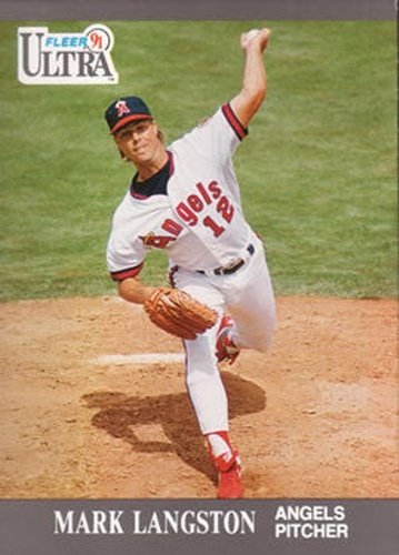 #49 Mark Langston - California Angels - 1991 Ultra Baseball