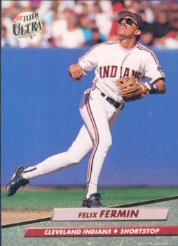 #49 Felix Fermin - Cleveland Indians - 1992 Ultra Baseball