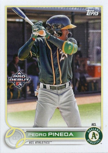 #PD-49 Pedro Pineda - ACL Athletics - 2022 Topps Pro Debut Baseball