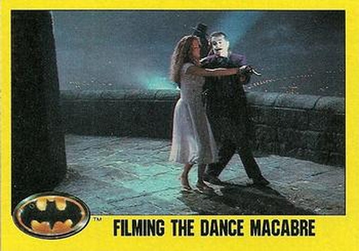#249 Filming the Dance Macabre - 1989 Topps Batman