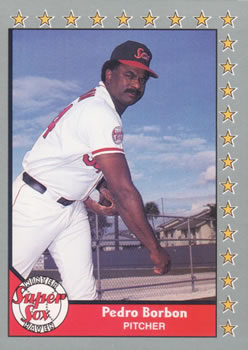 #49 Pedro Borbon - Winter Haven Super Sox - 1990 Pacific Senior League Baseball