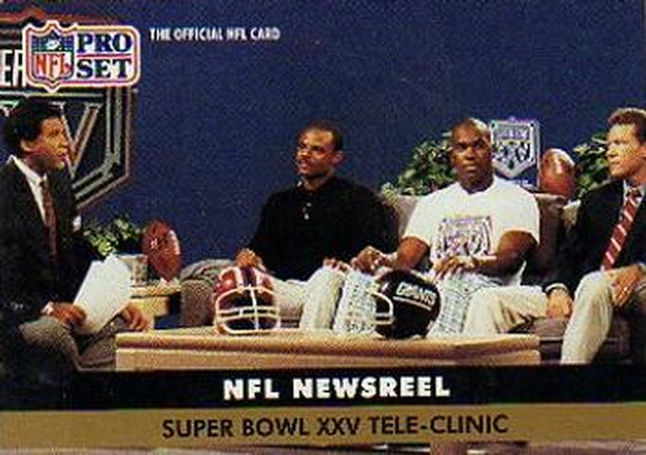 #349 Super Bowl XXV Tele-Clinic - Houston Oilers / Kansas City Chiefs / Minnesota Vikings - 1991 Pro Set Football