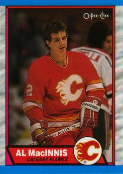 #49 Al MacInnis - Calgary Flames - 1989-90 O-Pee-Chee Hockey