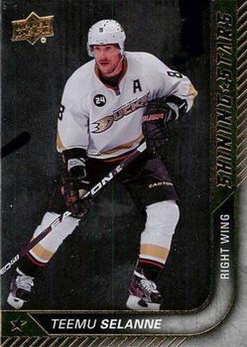 #SS-49 Teemu Selanne - Anaheim Ducks - 2015-16 Upper Deck Hockey - Shining Stars