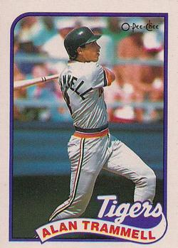 #49 Alan Trammell - Detroit Tigers - 1989 O-Pee-Chee Baseball