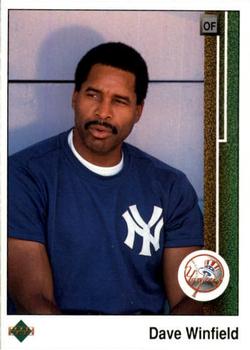 #349 Dave Winfield - New York Yankees - 1989 Upper Deck Baseball