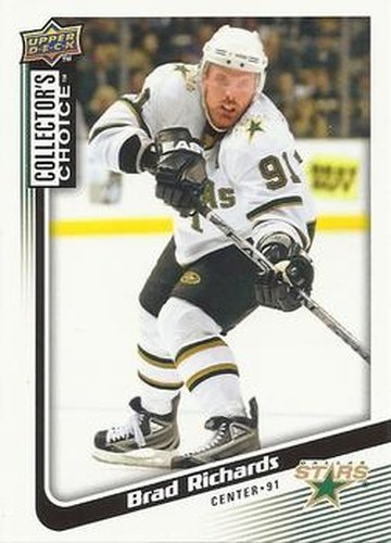 #49 Brad Richards - Dallas Stars - 2009-10 Collector's Choice Hockey