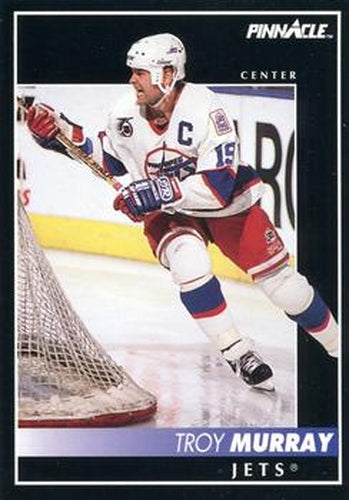 #49 Troy Murray - Winnipeg Jets - 1992-93 Pinnacle Canadian Hockey