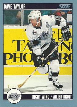 #49 Dave Taylor - Los Angeles Kings - 1992-93 Score Canadian Hockey