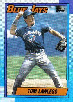 #49 Tom Lawless - Toronto Blue Jays - 1990 Topps Baseball