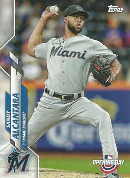 #49 Sandy Alcantara - Miami Marlins - 2020 Topps Opening Day Baseball