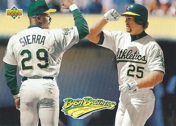 #49 Ruben Sierra / Mark McGwire - Oakland Athletics - 1993 Upper Deck Baseball