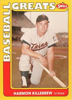 #49 Harmon Killebrew - Minnesota Twins - 1991 Swell Baseball Greats