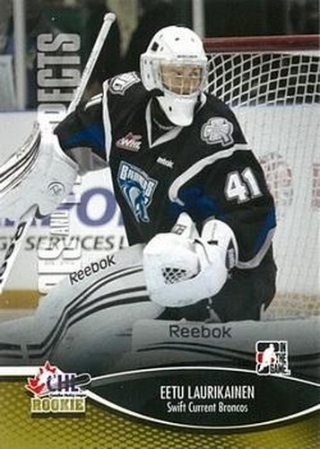 #49 Eetu Laurikainen - Swift Current Broncos - 2012-13 In The Game Heroes and Prospects Hockey
