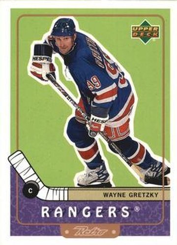 #49 Wayne Gretzky - New York Rangers - 1999-00 Upper Deck Retro Hockey