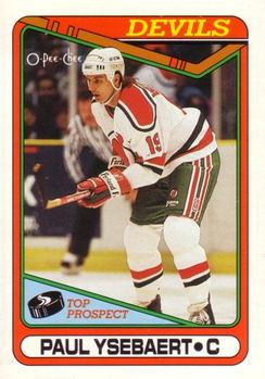 #49 Paul Ysebaert - New Jersey Devils - 1990-91 O-Pee-Chee Hockey