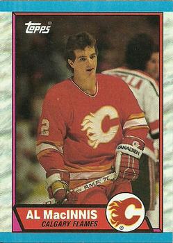 #49 Al MacInnis - Calgary Flames - 1989-90 Topps Hockey