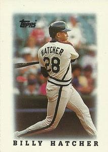 #49 Billy Hatcher - Houston Astros - 1988 Topps Major League Leaders Minis Baseball