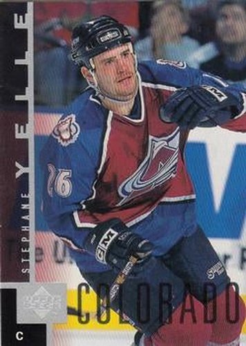 #49 Stephane Yelle - Colorado Avalanche - 1997-98 Upper Deck Hockey