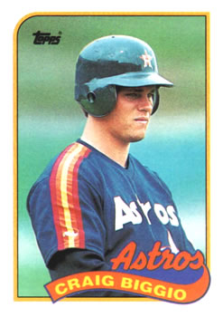 #49 Craig Biggio - Houston Astros - 1989 Topps Baseball