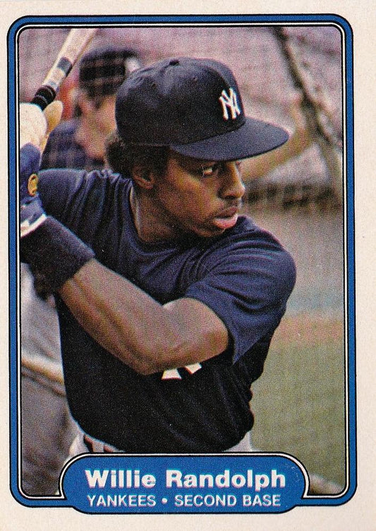 #49 Willie Randolph - New York Yankees - 1982 Fleer Baseball