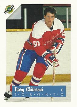 #49 Terry Chitaroni - Toronto Maple Leafs - 1991 Ultimate Draft Hockey