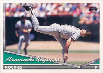 #49 Armando Reynoso - Colorado Rockies - 1994 Topps Baseball