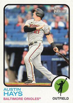 #49 Austin Hays - Baltimore Orioles - 2022 Topps Heritage Baseball