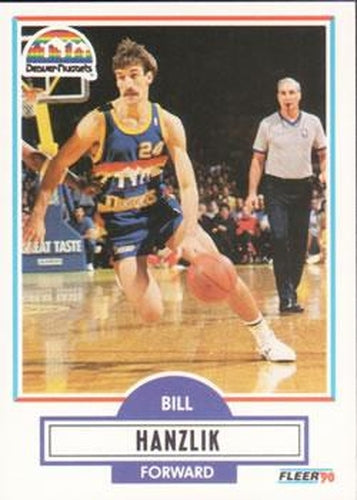 #49 Bill Hanzlik - Denver Nuggets - 1990-91 Fleer Basketball