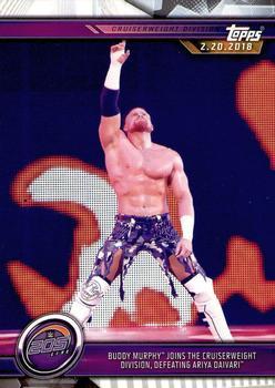 #49 Buddy Murphy Joins the Cruiserweight Division, Defeating Ariya Daivari - 2019 Topps WWE Road to Wrestlemania Wrestling