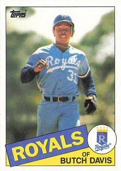 #49 Butch Davis - Kansas City Royals - 1985 Topps Baseball