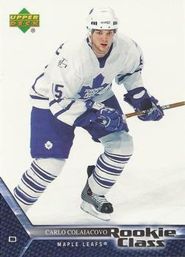 #49 Carlo Colaiacovo - Toronto Maple Leafs - 2005-06 Upper Deck Rookie Class Box Set Hockey