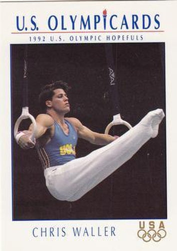 #49 Chris Waller - USA - 1992 Impel U.S. Olympic Hopefuls