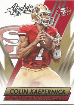 #49 Colin Kaepernick - San Francisco 49ers - 2014 Panini Absolute - Retail Football