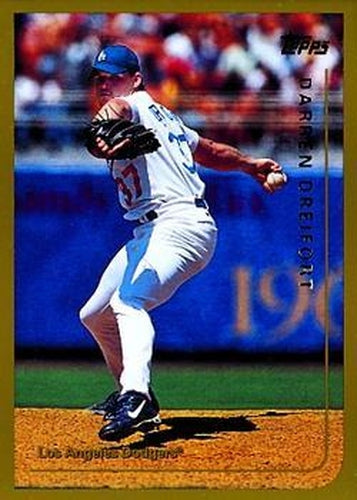 #49 Darren Dreifort - Los Angeles Dodgers - 1999 Topps Baseball