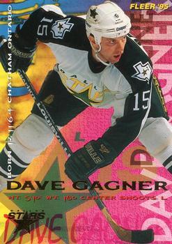 #49 Dave Gagner - Dallas Stars - 1994-95 Fleer Hockey
