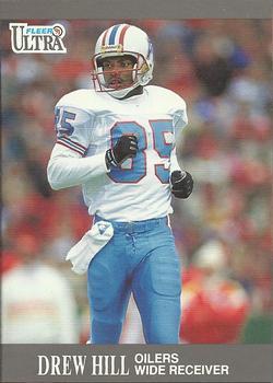 #49 Drew Hill - Houston Oilers - 1991 Ultra Football