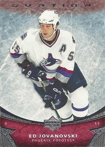 #49 Ed Jovanovski - Phoenix Coyotes - 2006-07 Upper Deck Ovation Hockey