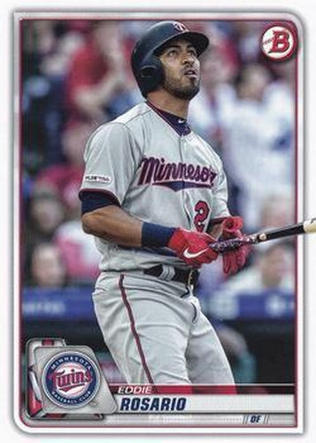 #49 Eddie Rosario - Minnesota Twins - 2020 Bowman Baseball