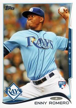#49 Enny Romero - Tampa Bay Rays - 2014 Topps Baseball